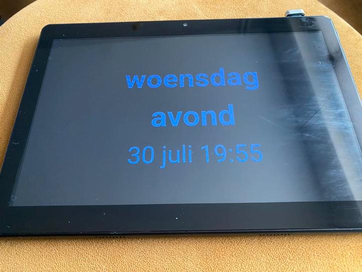 Dayclock alzheimer agenda. Dementie klok, Computers en Software, Android Tablets, Zo goed als nieuw, 10 inch, Ophalen of Verzenden