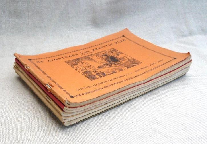 De avonturen bruintje Beer deel 1/5. Alg. Handelsblad 1970., Boeken, Stripboeken, Gelezen, Complete serie of reeks, Ophalen of Verzenden
