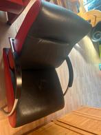 2 Gispen Stijl Leren Stoelen - Prima Staat!, Huis en Inrichting, Fauteuils, Ophalen, Minder dan 75 cm, Leer, Zo goed als nieuw