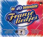 De 40 bekendste Franse Liedjes 2 Cd set, Verzenden, Zo goed als nieuw, Europees