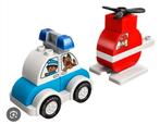 Lego Duplo Politieauto & Helikopter Set, Ophalen of Verzenden, Zo goed als nieuw, Complete set, Duplo