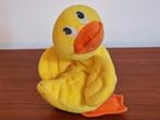Sesamstraat Tyco Beans knuffel Rubber Duckie van Ernie, Ophalen of Verzenden, Zo goed als nieuw, Eend