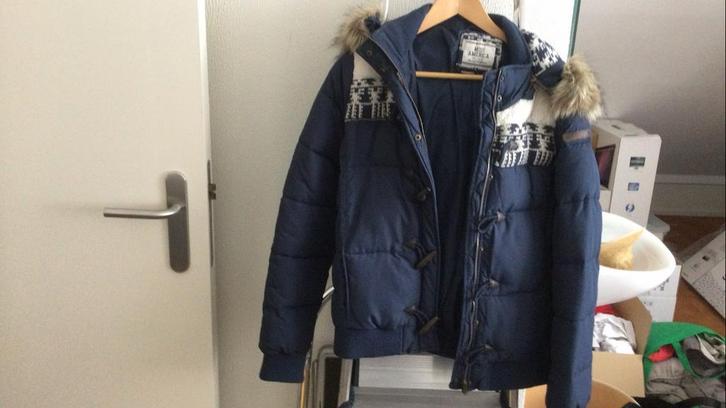 Miss America Donzen Winterjas maat 40, Kleding | Dames, Jassen | Winter, Gedragen, Maat 38/40 (M), Blauw, Ophalen of Verzenden