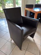 Bert Plantagie Leren fauteuil 6x, Huis en Inrichting, Stoelen, Ophalen, Bruin, Leer, Zo goed als nieuw