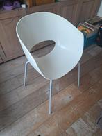 Witte stoel, Huis en Inrichting, Stoelen, Ophalen, Kunststof, Gebruikt, Wit