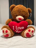 Cuddle Crew Knuffelbeer met Hart - 70cm, Ophalen of Verzenden, Nieuw, Beer