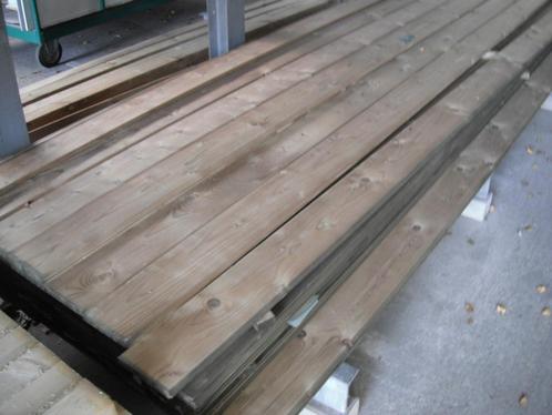 Visbekdelen geïmpregneerd, Doe-het-zelf en Verbouw, Hout en Planken, Nieuw, Plank, 300 cm of meer, Minder dan 25 mm, Geïmpregneerd