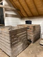 Houten kisten, kuub kisten, opslag kratten, aardappel kisten, Doe-het-zelf en Verbouw, Kratten en Dozen, Ophalen, Gebruikt, 100 cm of meer