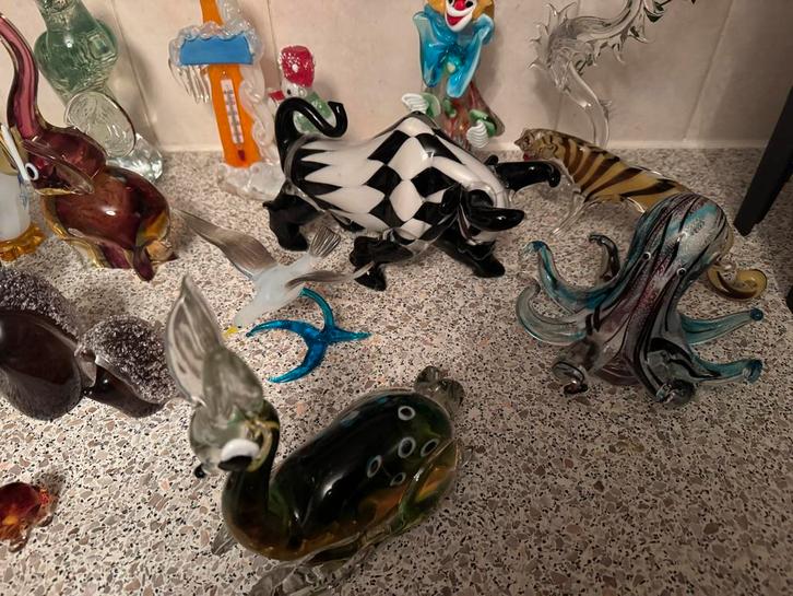 Glazen Beelden Collectie murano glas, Antiek en Kunst, Antiek | Glas en Kristal, Ophalen