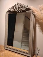 Brocante spiegel (hout), Antiek en Kunst, Ophalen, Rechthoekig