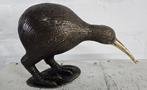 KIWI / bronzen beeld / vogel, Ophalen of Verzenden, Nieuw, Beeldje of Figuurtje