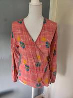 Mooie roze gebloemd blouse, merk Sissel - maat S/M., Maat 38/40 (M), Zo goed als nieuw, Roze, Sissel Edelbo