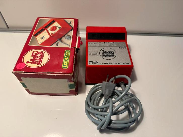 Lgb 5006, 2 ampère trafo in OVP, spoor G, gebruikt, Hobby en Vrije tijd, Modeltreinen | Overige schalen, Zo goed als nieuw, Wagon