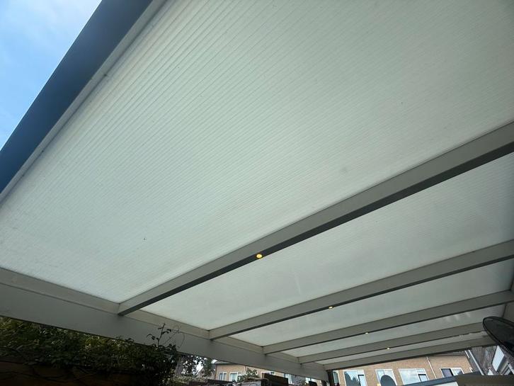 Terrasoverkapping / Veranda 535cm breed 300cm diep, Tuin en Terras, Overkappingen, Gebruikt, Veranda, Ophalen