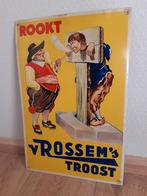 rookt v Rossem's troost blik reclamebord, Verzamelen, Merken en Reclamevoorwerpen, Ophalen of Verzenden, Gebruikt, Reclamebord