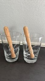 Riviera Maison Mojito glazen met stamper, Ophalen, Glas of Glazen, Overige stijlen, Glas