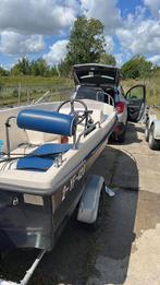 Consoleboot met 30 pk mercury, Watersport en Boten, Ophalen, Gebruikt, 30 tot 50 pk, 3 tot 6 meter