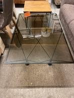 Glazen design salontafel H40xB120xD80cm, Ophalen, ., Zo goed als nieuw, .