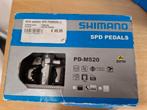 Shimano klik pedalen SPD PD-M520 nieuw in verpakking, Fietsen en Brommers, Fietsonderdelen, Nieuw, Ophalen of Verzenden