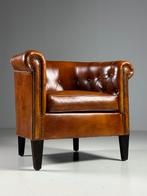 Clubchair Schapenleer klassiek leder, Ophalen