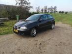 Seat Ibiza 1.6 77KW 3DRS 2008 Zwart, Voorwielaandrijving, 15 km/l, 4 cilinders, Origineel Nederlands