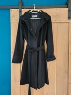 Zwarte damesjas mantel 100% wol Marella, Maat 38/40 (M), Zwart, Ophalen of Verzenden, Zo goed als nieuw