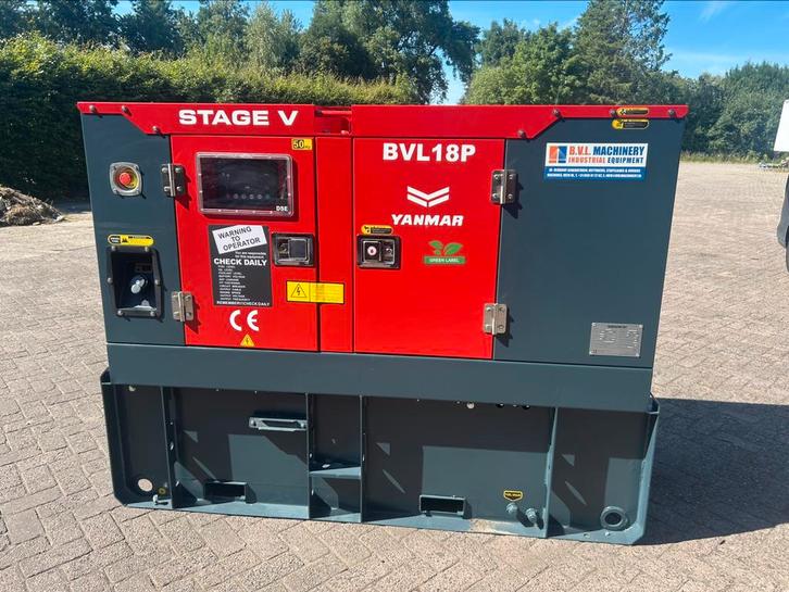 Nieuw Yanmar 4TNV88 17,5 kVA 20 kVA 25 kVA stage 5 aggregaat, Doe-het-zelf en Verbouw, Aggregaten, Nieuw, Dieselolie, Ophalen of Verzenden