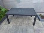 Zwarte tuintafel - Rechthoek 160cm lang, Ophalen, Gebruikt, Rechthoekig, Kunststof