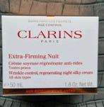 Clarins nachtcreme 50ml Nieuw, Ophalen of Verzenden, Zo goed als nieuw, Gehele gezicht