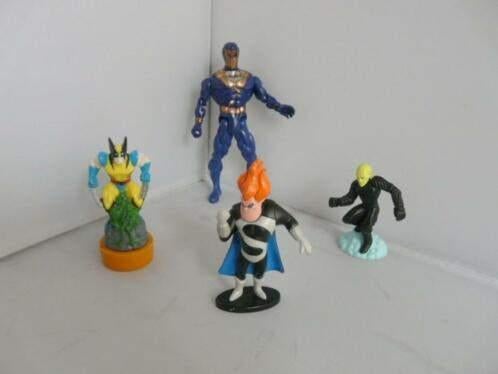 Superhelden # 4 stuks, Verzamelen, Ophalen of Verzenden, Superheld, Zo goed als nieuw, Beeldje of Figuurtje