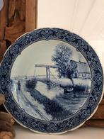 Puntgaaf DELFS blauw  wand bord, Ophalen of Verzenden, Nieuw