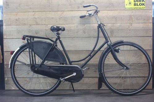 Intercycle omafiets stangrem zwart met garantie, Fietsen en Brommers, Fietsen | Dames | Omafietsen, Gebruikt