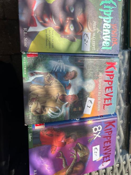 Kippenvel Boeken R.L. Stine - 3 stuks, Boeken, Kinderboeken | Jeugd | onder 10 jaar, Gelezen, Fictie algemeen, Ophalen of Verzenden