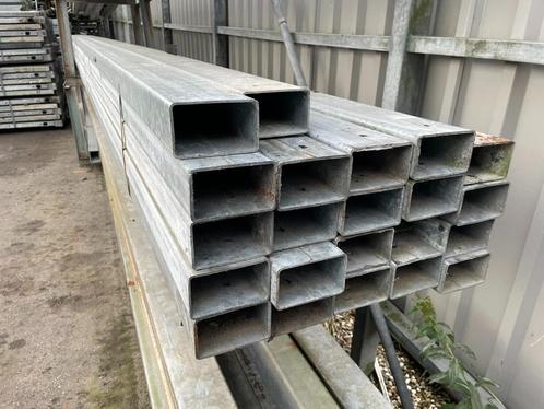 Kokerprofielen 100x60x2.5mm | Lengte: 8000 mm, Doe-het-zelf en Verbouw, Metalen, Gebruikt, IJzer, Ophalen of Verzenden
