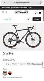 Specialized Crux PRO uitvoering Size 58 cm gravelbike, 10 tot 15 versnellingen, Overige merken, Carbon, Ophalen of Verzenden