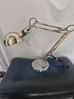 Ikea Firsa Bureaulamp - Verchroomd Staal, Gebruikt, 50 tot 75 cm, Vintage, Ophalen of Verzenden