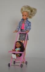 Barbie Steffi Love buggy wandelwagen (Simba), Ophalen of Verzenden, Gebruikt, Barbie