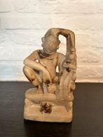 Albasten beeld, India/Zuidoost-Azië, 20e eeuw, Ophalen of Verzenden, Gebruikt