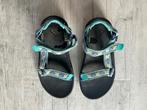 Blauwe Teva slippers kinderen maat 36 (22.5 cm.), Gebruikt, Jongen of Meisje, Overige typen, Ophalen of Verzenden