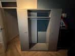 Te koop: Kwantum kledingkast - jongen / man  - grijs metaal, Huis en Inrichting, Kasten | Kledingkasten, Ophalen, 150 tot 200 cm