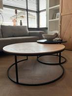 Set van 2 salontafels, Ophalen, Overige materialen, 50 tot 100 cm, Rond