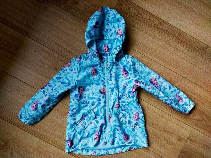 Zgan! Blauw frozen jasje van H&M! Mt 104 Nieuwstaat!, Kinderen en Baby's, Kinderkleding | Maat 104, Zo goed als nieuw, Meisje