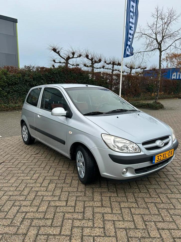 Hyundai Getz 1.4 3DRS 2007 Grijs, Auto's, Hyundai, Particulier, Airbags, Airconditioning, Alarm, Bluetooth, Centrale vergrendeling