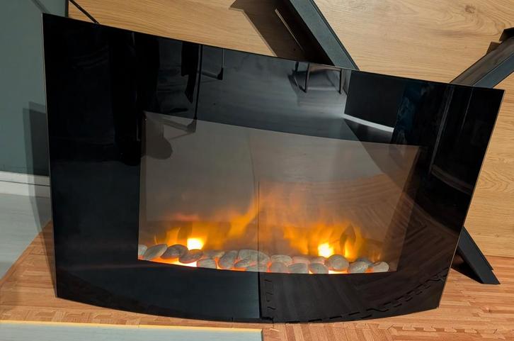 Elektrische Sfeerhaard 1000-2000W, Huis en Inrichting, Haarden, Gebruikt, Elektrische haard, Ophalen