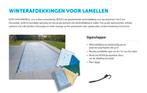 Winterafdekking zwembad t.b.v lamellen afdekkingen, Ophalen, Zo goed als nieuw, Afdekzeil