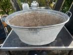Grote antieke zinken teil 72x54cm, Ophalen, Zo goed als nieuw, Tuin, 30 tot 60 cm