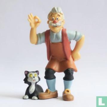 Disney poppetjes Pinokkio en Gepetto, Bully 1992 beschikbaar voor biedingen