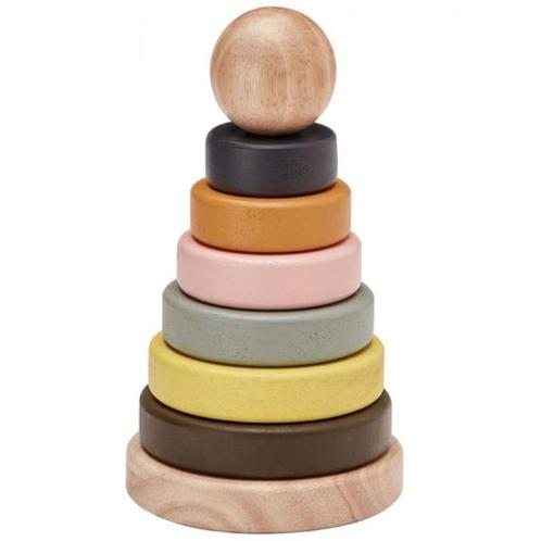 Stapelbare Ringen Houten Speelgoed Edvin Kids Concept, Kinderen en Baby's, Speelgoed | Houten speelgoed, Nieuw, Overige typen