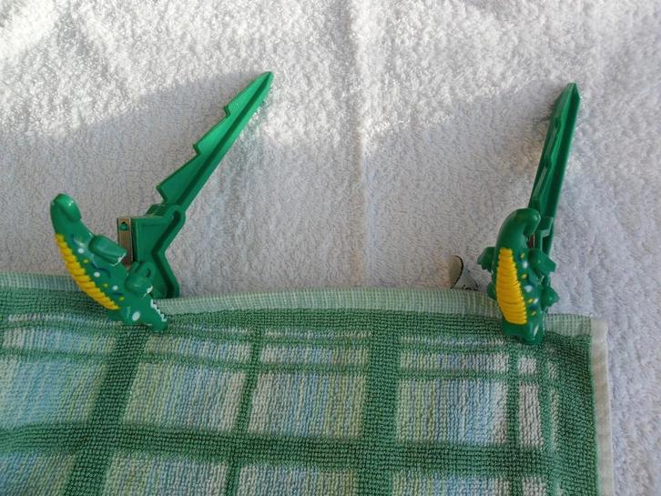 Handdoekklemmen (8x), Hobby en Vrije tijd, Overige Hobby en Vrije tijd, Nieuw, Ophalen