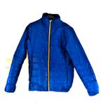 blauw/geel jack/maat 38, Ophalen of Verzenden, Zo goed als nieuw, Maat 38/40 (M), Blauw